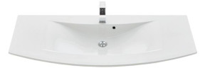 Marlin 3040city, раковина керамическая 121 см, цвет белый