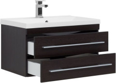 Тумба с раковиной Aquanet Нота NEW 75 венге