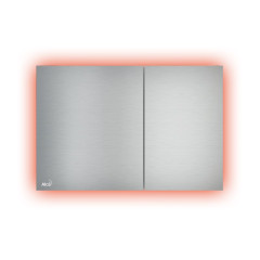 Кнопка смыва alcadrain 24.7х2.9х16.5 для инсталляции, алюминий, цвет Хром матовый (AIRLIGHT)