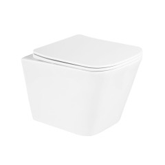 Чаша подвесного унитаза с сиденьем BelBagno DUE BB3103CHR/SC