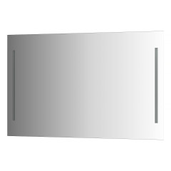 Зеркало настенное с 2-мя встроенными LED-светильниками Ledline EVOFORM 120х75 см, BY 2120