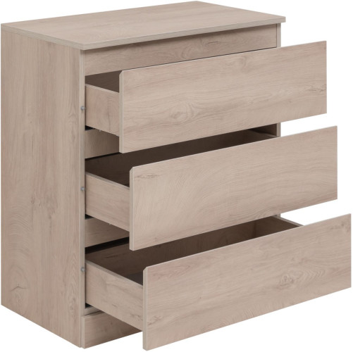 Комод Aquanet Сканди 700x400 Дуб эдгрейн (3 ящика)