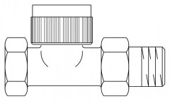 Термостатический вентиль Oventrop F проходной