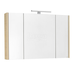 Шкаф зеркальный Roca ETNA 1000, дуб верона