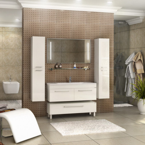 Комод AQUATON Мадрид 120х44.1х35 Белый (1A168803MA010)