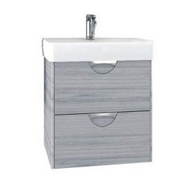 Тумба под раковину AQUATON СИЛЬВА 50 напольная, Дуб Фьорд (1A211701SIW60)