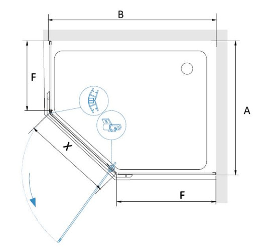 Душевой уголок RGW PA-091 арт. 35089180-11