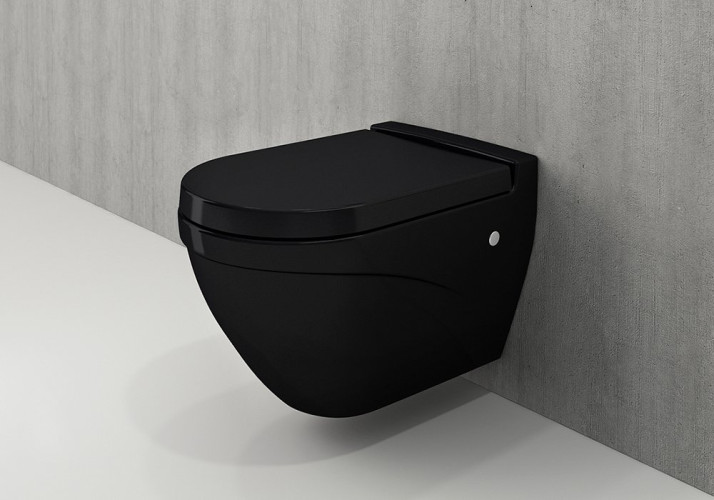 Чаша унитаза подвесного Bocchi Taormina Arch 1012-005-0129 черная