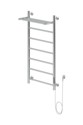Полотенцесушитель электрический Aquanet Mauro 100х50 Тэн справа , с полкой