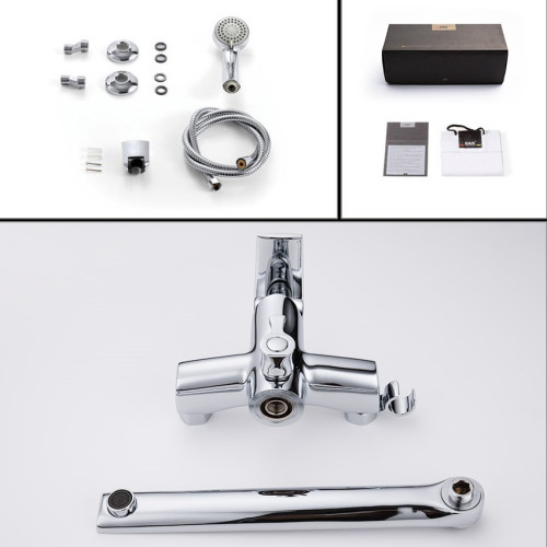 Смеситель для ванны D&K Rhein DA1283301, хром