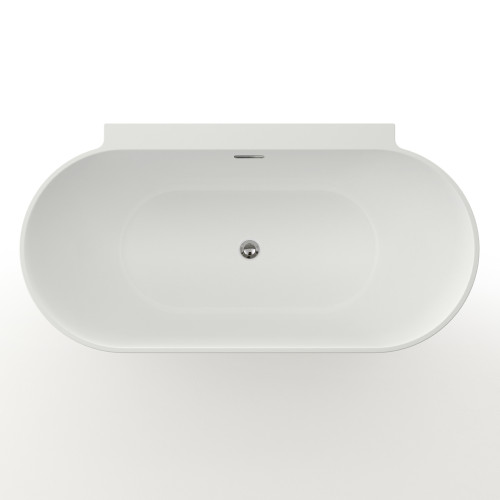 Ванна акриловая Azario MEDFORD 1700х800х580 пристенная, в комплекте с сифоном и металлической рамой