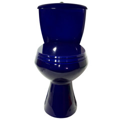 Унитаз-компакт Элисса Стандарт, с сиденьем, синий (43355130202)