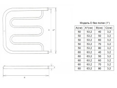 Полотенцесушитель водяной Двин форма фокстрот 50х50, цвет Хром (4627085890232)