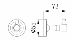 Крючок для полотенец Rush Balearic BA39210