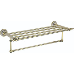 Полка для полотенец 60 см Savol S-06844B золото