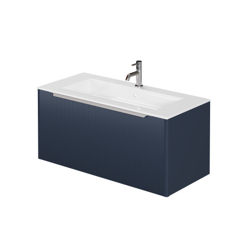 Тумба под раковину Creto Luna Blue 100 см 17-Bl100