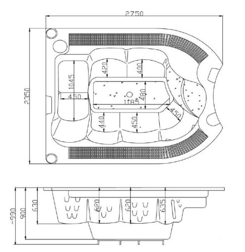 Бассейн Victory Spa Rose Spa