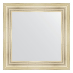 Зеркало настенное EVOFORM в багетной раме травленое серебро, 72х72 см, BY 3156