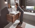Смеситель для раковины Hansgrohe Vivenis, однорычажный, 210 с поворотным изливом, без сливного гарнитура, матовый белый (75032700)