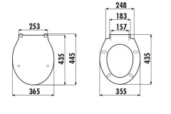 CREAVIT Крышка для унитаза