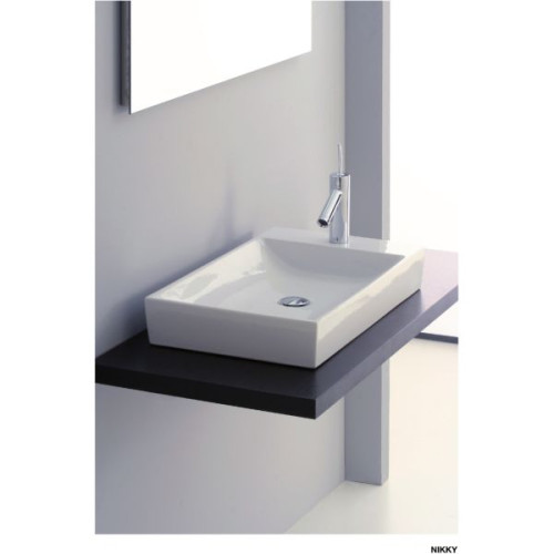 Neroceramica, раковина Nikky 70х39хh10, цвет белый