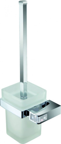 Sanibano Diamond, настенный стеклянный ёрш, цвет хром-кристаллы Swarovski crystal