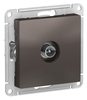 TV Розетка проходная 4DB, механизм, МОККО Schneider Electric ATLASDESIGN ATN000692