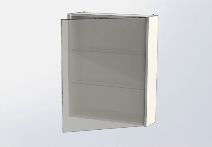 Зеркало-шкаф Aquanet Остин 65 белый