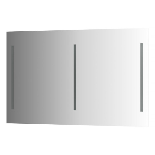 Зеркало настенное с 2-мя встроенными LED-светильниками Ledline EVOFORM 120х75 см, BY 2121