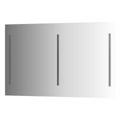 Зеркало настенное с 2-мя встроенными LED-светильниками Ledline EVOFORM 120х75 см, BY 2121