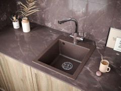 Смеситель для кухни Paulmark ESSEN, кофе-хром, 213011-COCR, Paulmark