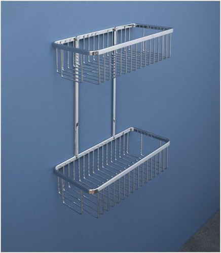 Полочка Aquanet 8147 (30 см, двойная)