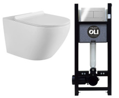 Унитаз с инсталляцией Aquanet Cetus W Short/886668SDOO