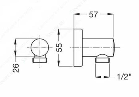Штуцер Migliore Ricambi ML.RIC-30.206