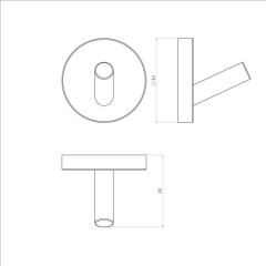 Крючок для полотенец Rush Bianki BI76210