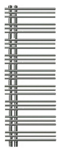 Полотенцесушитель Zehnder Yucca asymmetric YAD-130-060