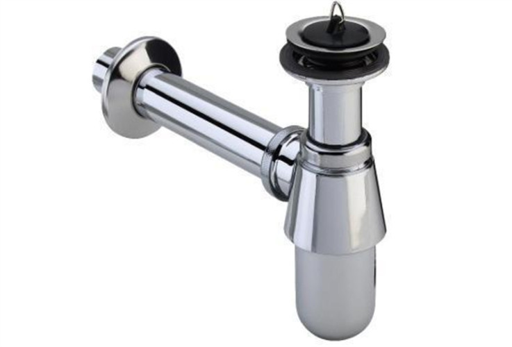Сифон для раковины Viega бутылочный, хром (102845)