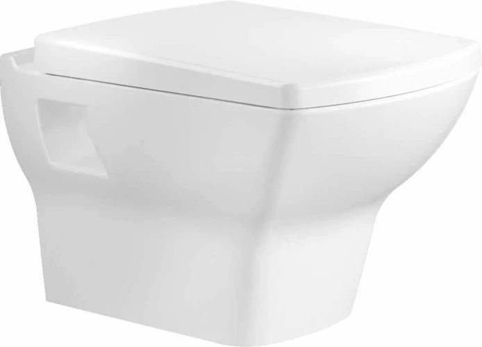 Унитаз подвесной Bien DOR с гигиеническим покрытием в компелекте с сиденьем микролифт DRKA050AMVPOW5000 + SVEU11W5W5HBO