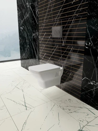 Унитаз подвесной Bien DOR с гигиеническим покрытием в компелекте с сиденьем микролифт DRKA050AMVPOW5000 + SVEU11W5W5HBO