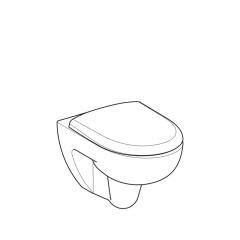 RENOVA T54 Унитаз подвесной безободковый, с сиденьем быстросъем., микролифт (500.801.00.1)