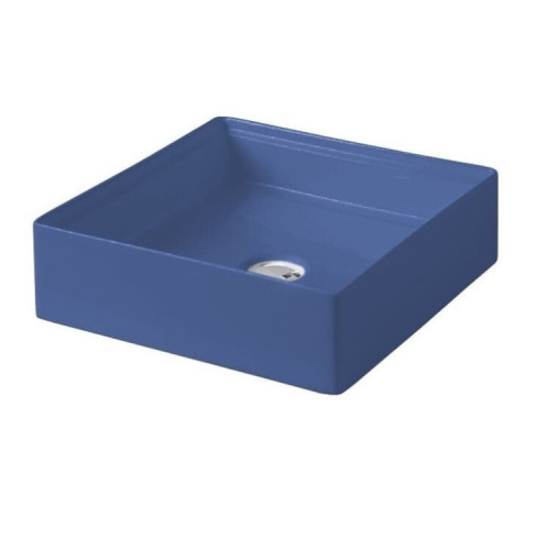 Раковина Artceram Scalino 380*380*115 отверстия для смесителя-отсутствуют Blue sapphire
