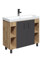 Тумба под умывальник &quot;Фостер 100&quot; Craft без ящика Домино