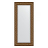 Зеркало настенное с фацетом EVOFORM в багетной раме виньетка сосостаренная бронза, 65х150 см, BY 3557