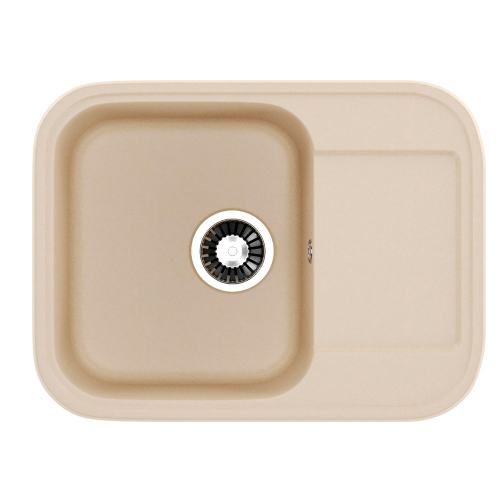 Кухонная мойка Formastone NOVA 61-47, прямоугольная с крылом, цвет бежевый