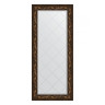 Зеркало настенное с гравировкой EVOFORM в багетной раме Византия бронза, 69х158 см, BY 4158