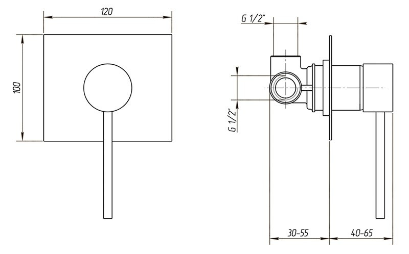 Смеситель для душа Migliore Tor ML.TOR-9030.CR