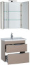 Мебель для ванной Aquanet Эвора 70 капучино