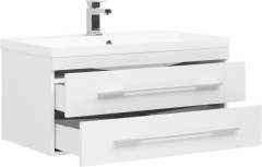 Тумба с раковиной Aquanet Нота NEW 90 белый