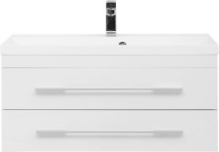 Тумба с раковиной Aquanet Нота NEW 90 белый