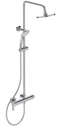 Душевая система Ideal Standard IDEALRAIN CERAFINE O в комплекте с настенным смесителем для душа, хром (BC750AA)
